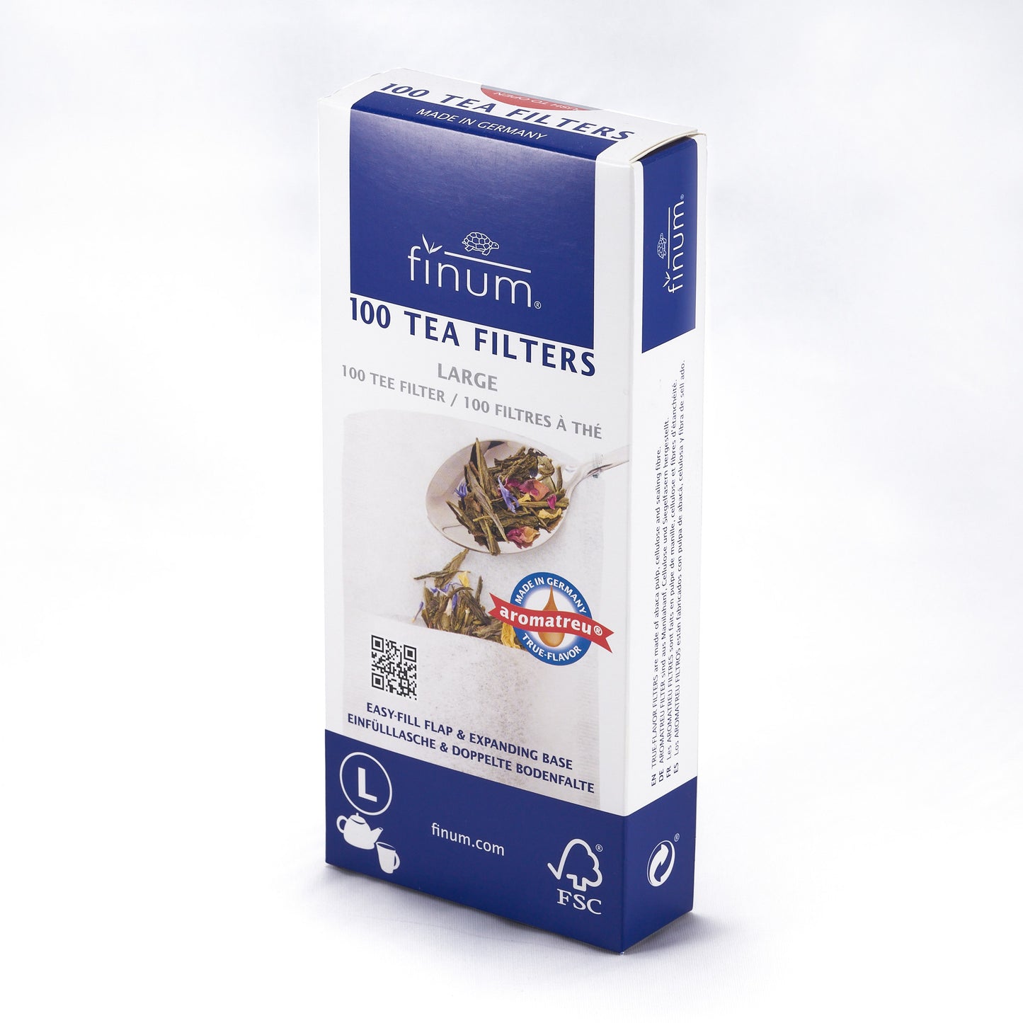 FINUM Tea Filters Large 100pk